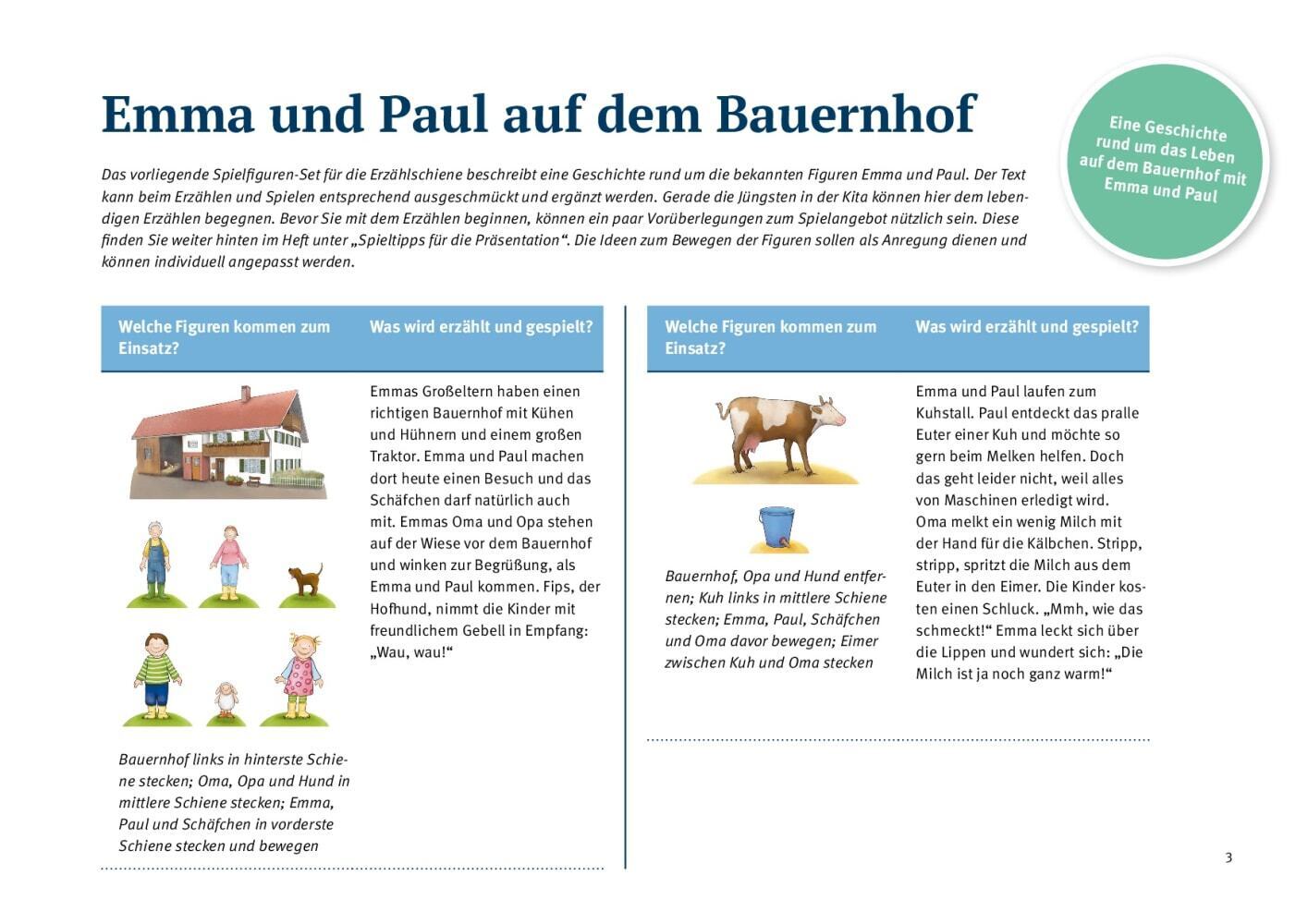 Emma und Paul auf dem Bauernhof., m. 1 Beilage
