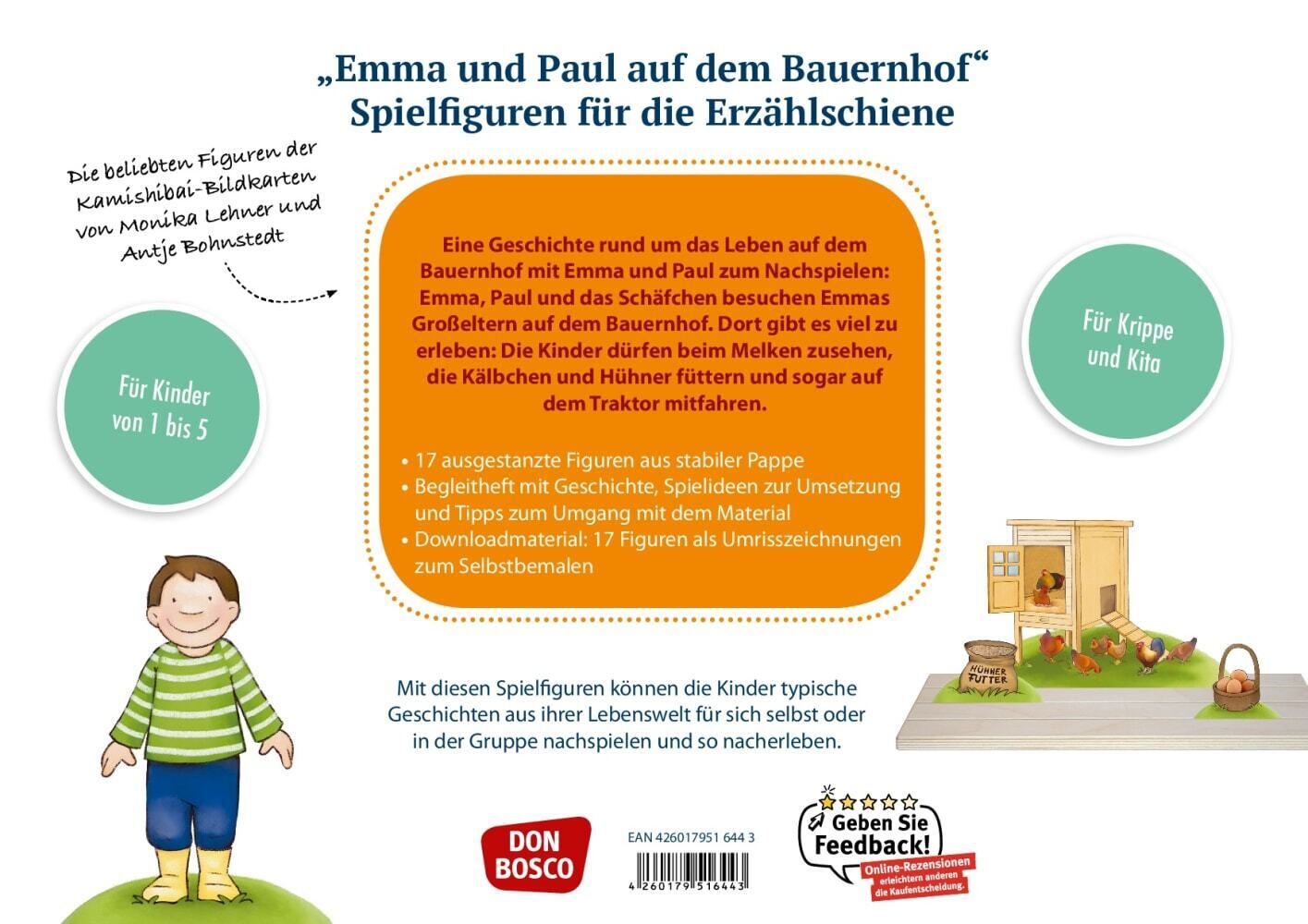 Emma und Paul auf dem Bauernhof., m. 1 Beilage