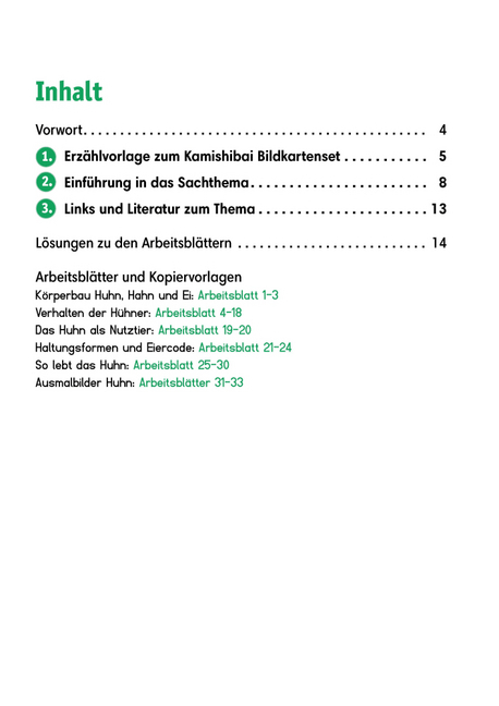 Arbeitsmaterial Grundschule. Sachunterricht: Wie lebt das Huhn?, m. 1 Beilage