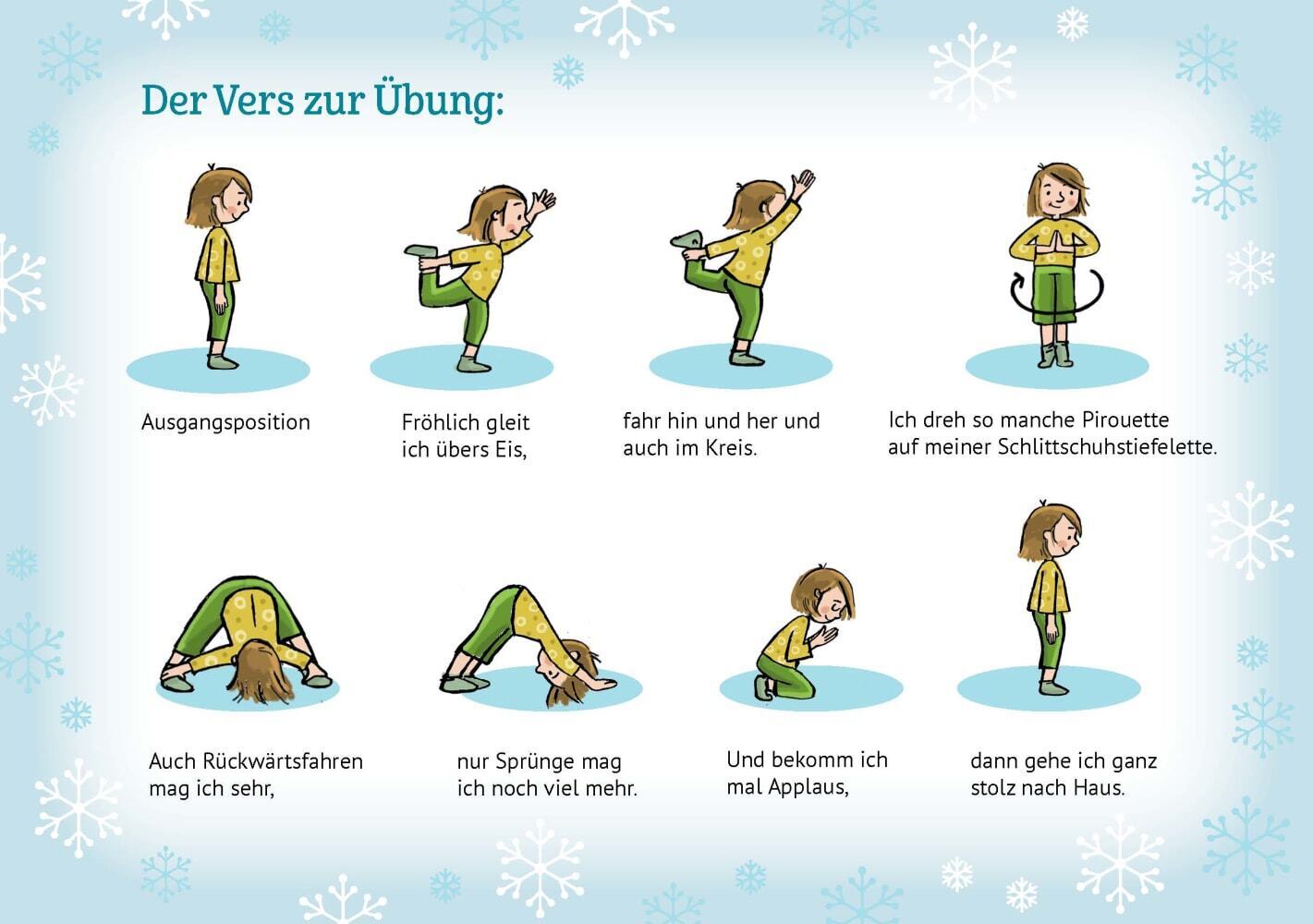 Kinderyoga-Bildkarten zur Winter- und Weihnachtszeit