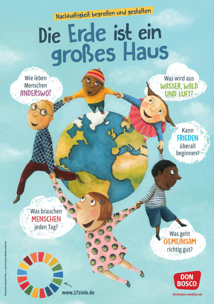 Die Erde ist ein großes Haus (Poster)