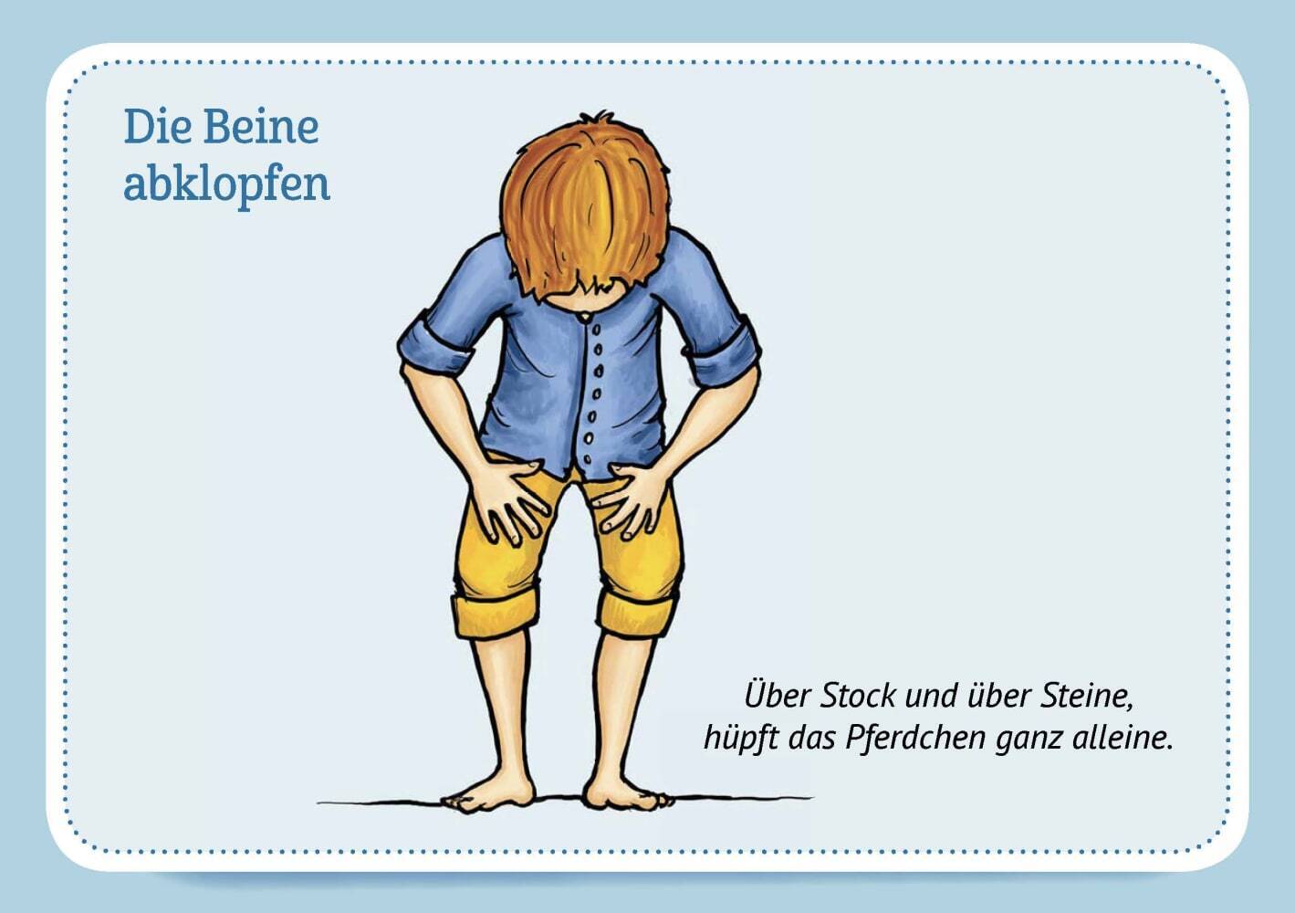 30 Klopfübungen für die Körperwahrnehmung.