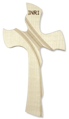 Modernes Holzkreuz Ahorn
