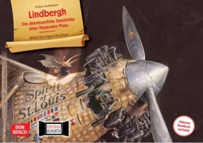 Lindbergh: Die abenteuerliche Geschichte einer fliegenden Maus. Kamishibai Bildkartenset, m. 1 Beilage