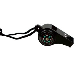 Trillerpfeife "Ichthys" mit Kompass und Thermometer