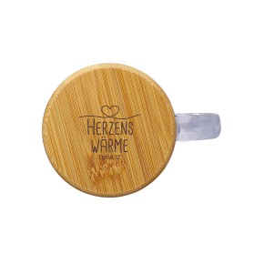 Teeglas „Herzenswärme“