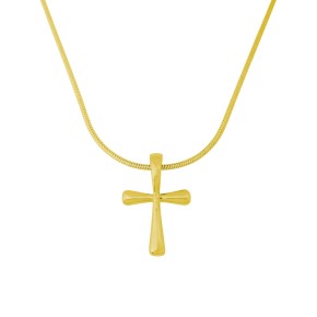 Halskette mit Anhänger Kreuz