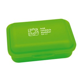 Frühstücksdose "Seid reichlich dankbar"