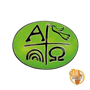Handschmeichler - Alpha-Omega-Taube-Regenbogen