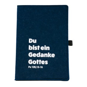 Notizbuch DIN A5 aus rPET-Filz