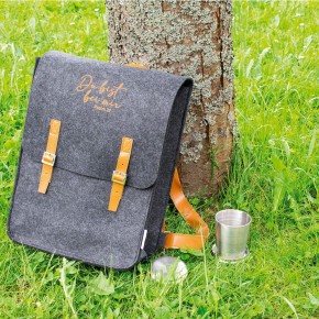 Rucksack aus rPET-Filz