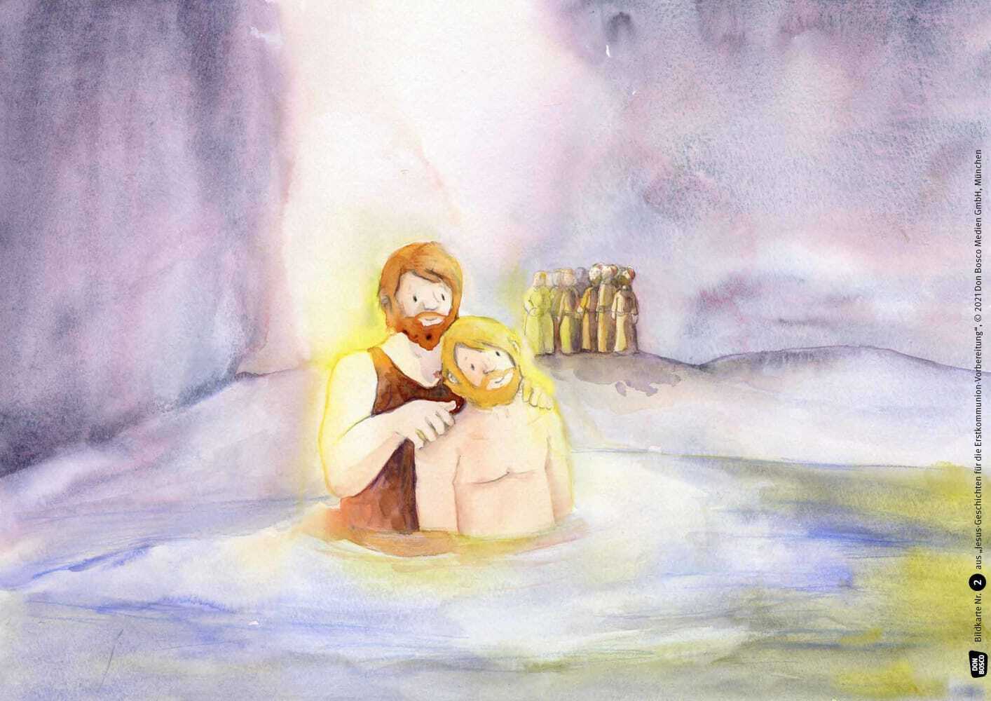 Jesus-Geschichten für die Erstkommunion-Vorbereitung. Kamishibai Bildkartenset