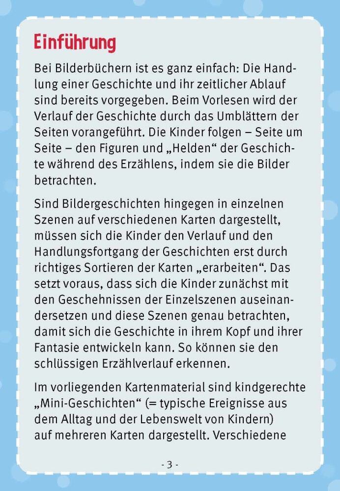 Zuerst, danach, ... und dann?
