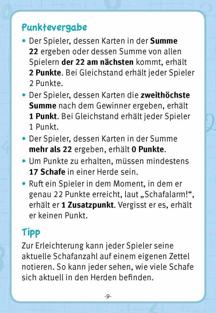 Schafalarm. Ein Denk- und Zahlenspiel