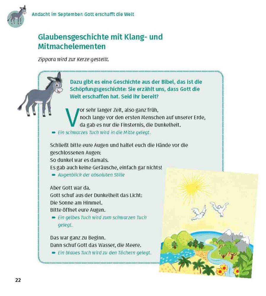 Kommt, wir entdecken das Kirchenjahr! 12 kurze Andachten für Kinder von 3 bis 6