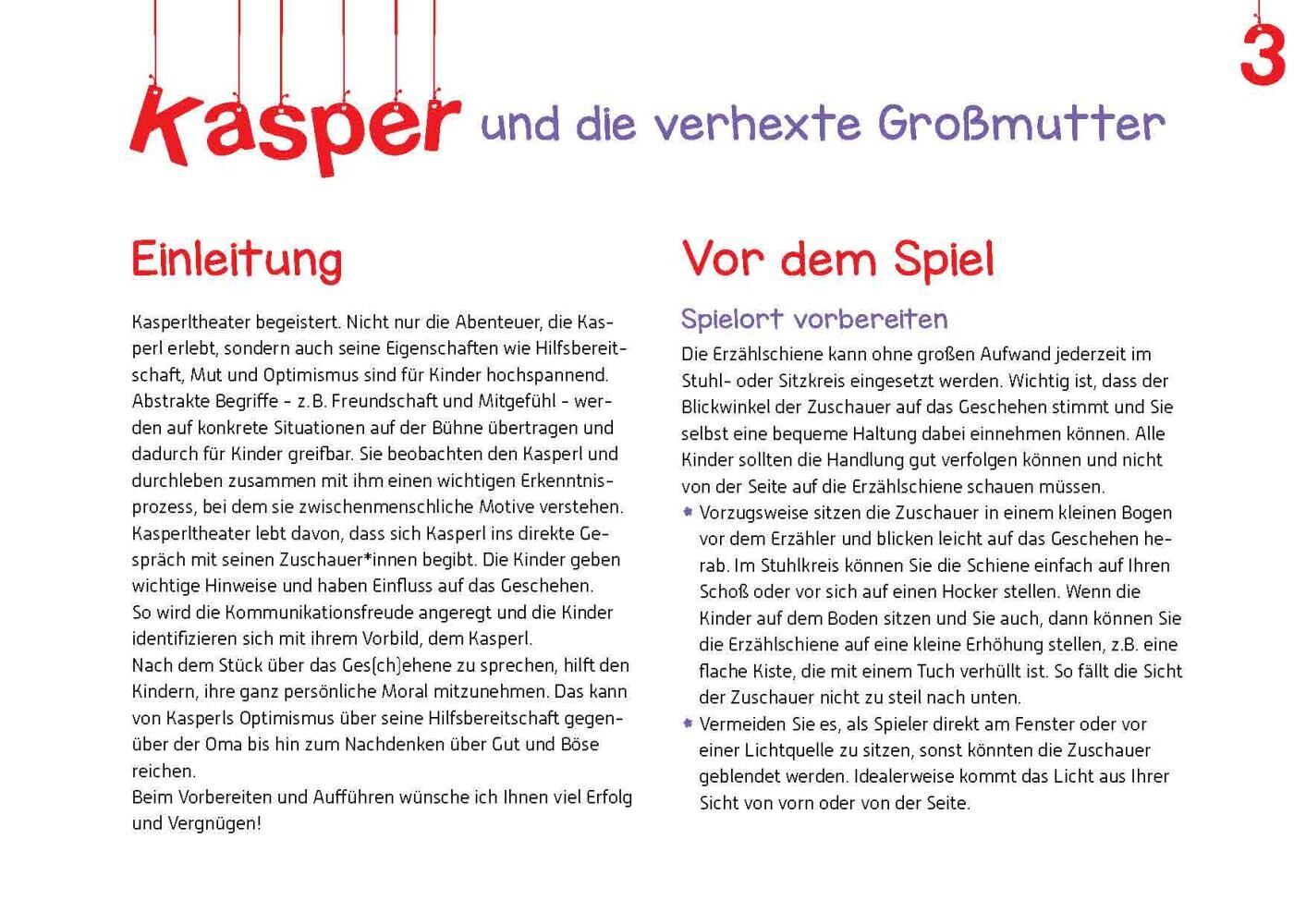 Kasper und die verhexte Großmutter, m. 1 Beilage