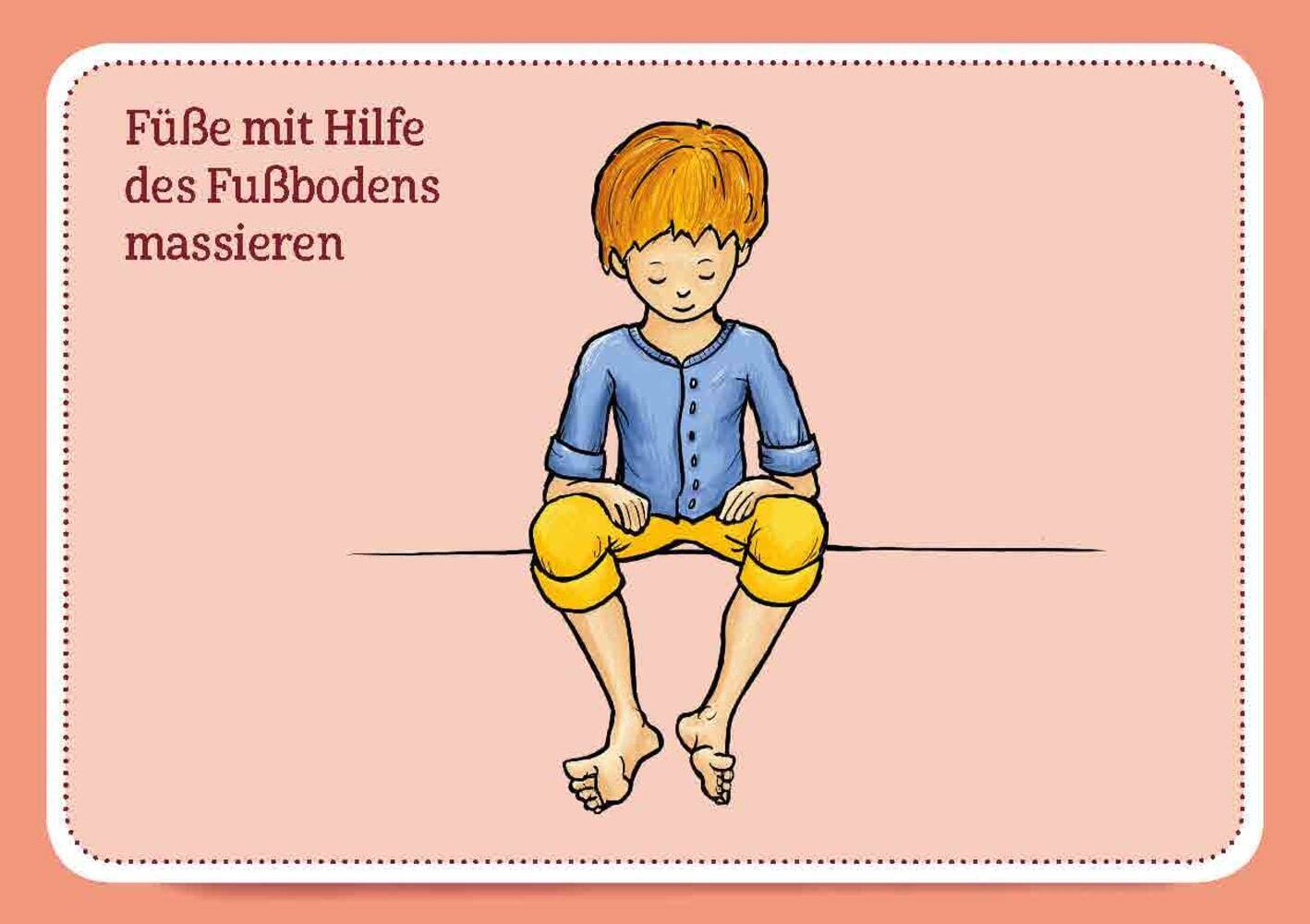 Achtsamkeitsübungen für entspanntes Lernen. 30 Bildkarten für Kinder