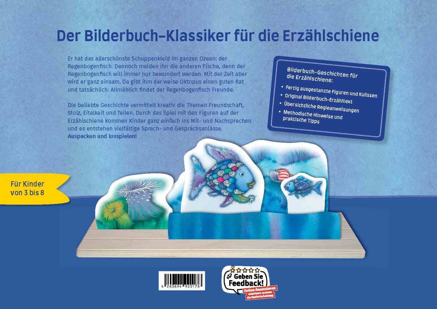 Der Regenbogenfisch, mit schillernden Schuppen