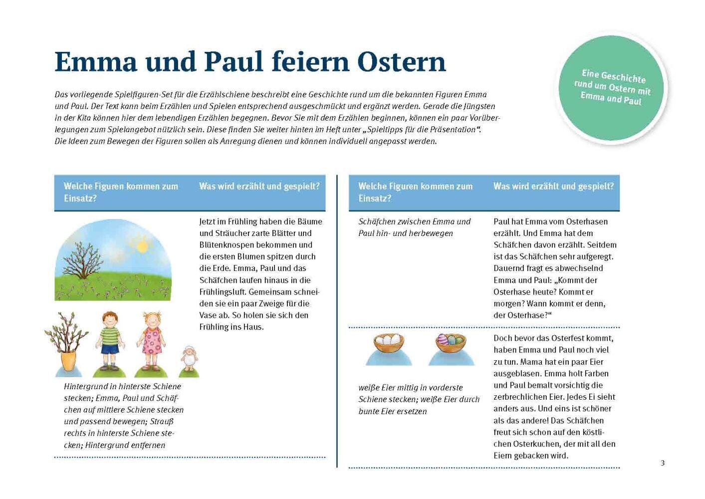 Emma und Paul feiern Ostern, m. 1 Beilage