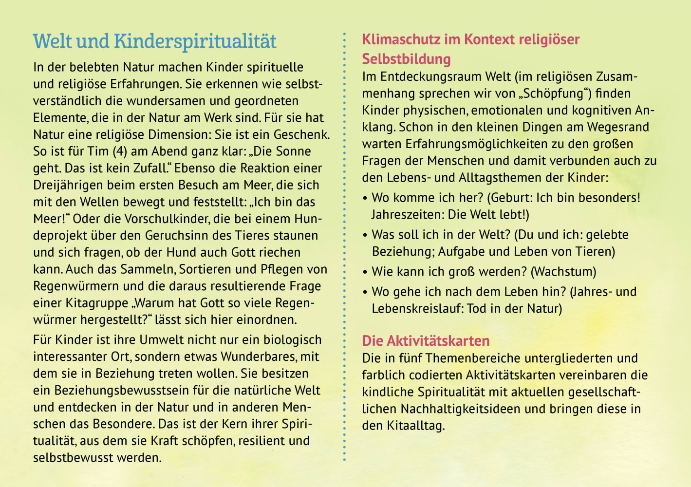 Die Welt ist voller Wunder!, m. 1 Beilage