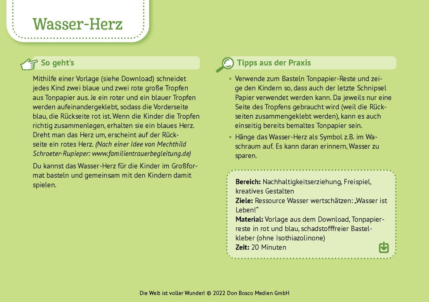 Die Welt ist voller Wunder!, m. 1 Beilage