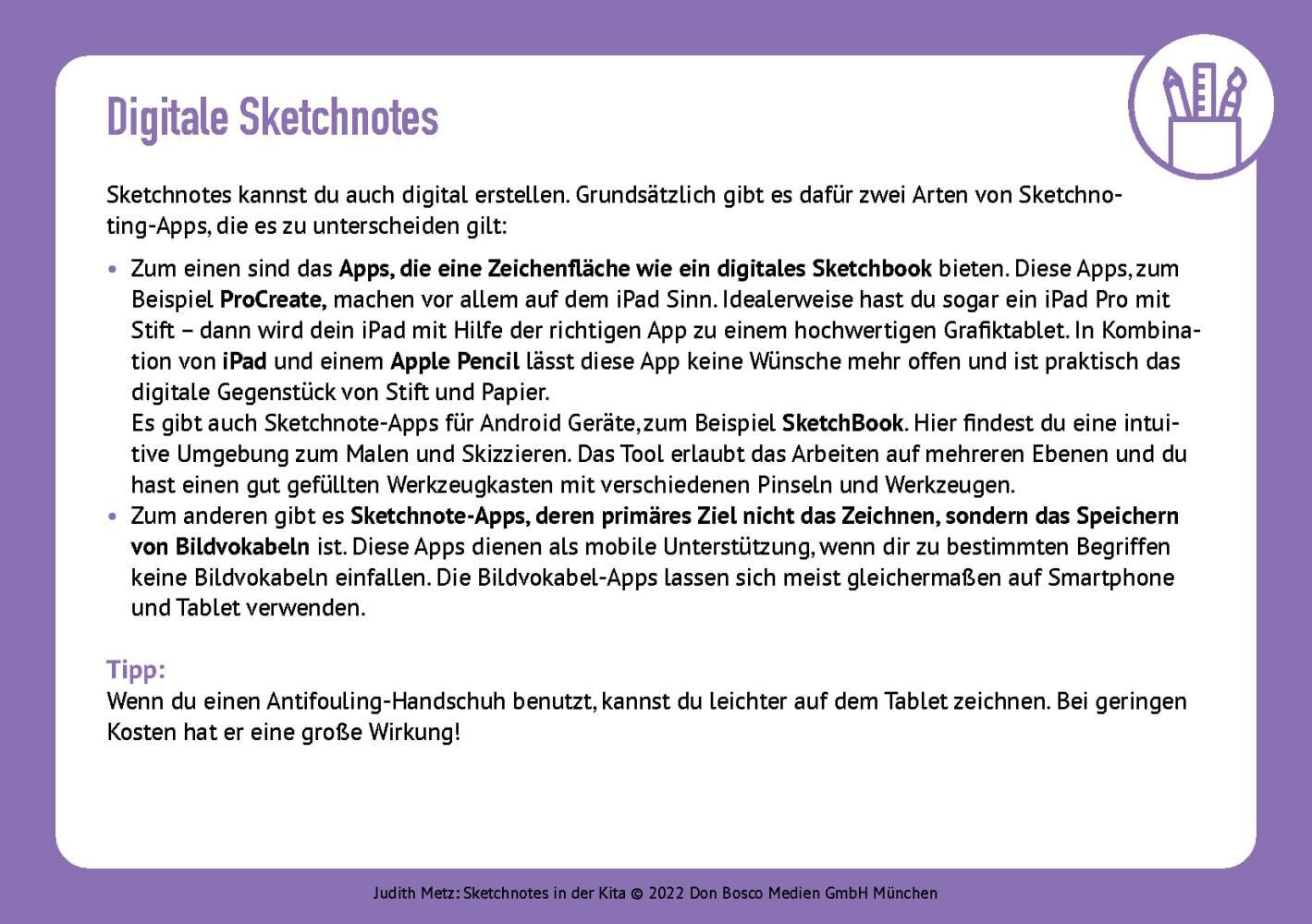 Sketchnotes in der Kita, m. 1 Beilage