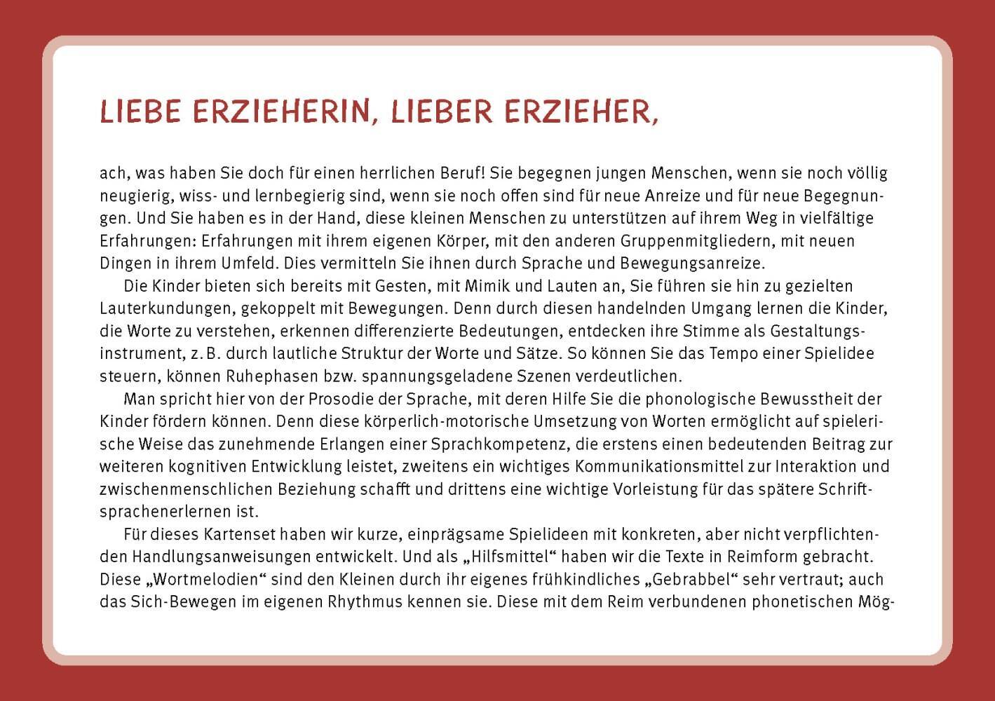 Wir lauschen, sprechen, hüpfen