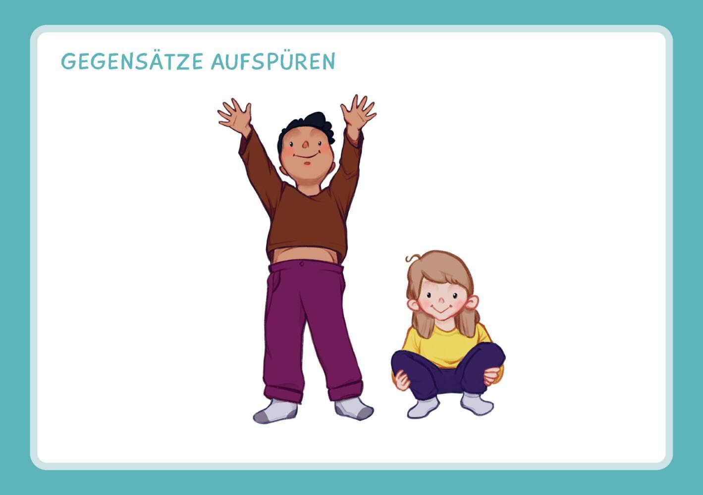 Wir lauschen, sprechen, hüpfen
