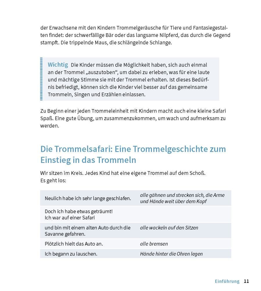 Trommeltier- und Tanzgeschichten, m. 1 Beilage