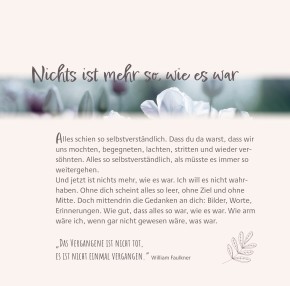 Trauer und Trost – Worte, die verwandeln
