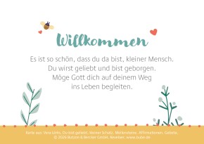 Du bist geliebt, kleiner Schatz