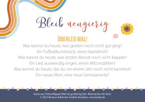 Weil du großartig bist