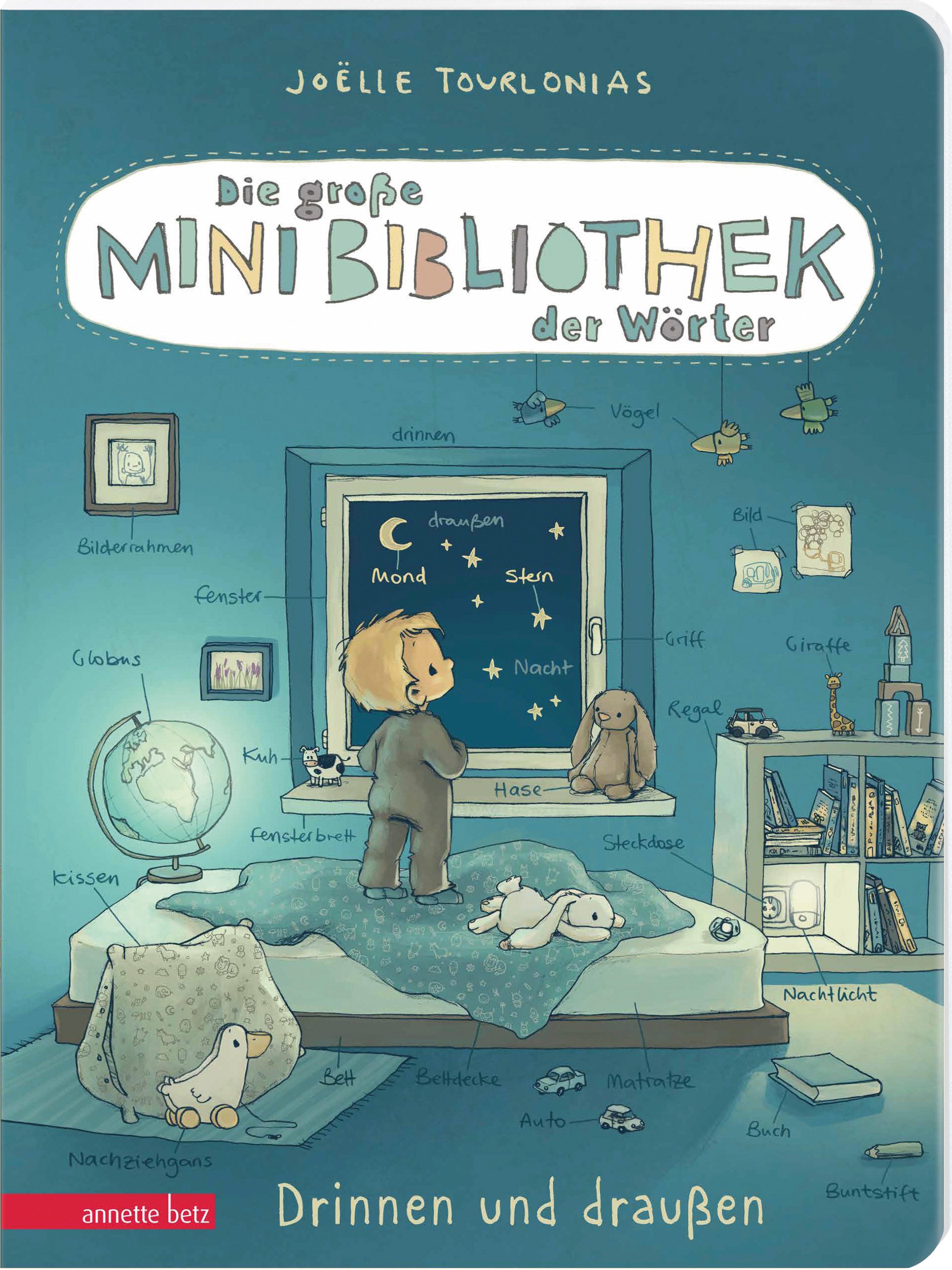 Die große Mini-Bibliothek der Wörter: Drinnen und draußen