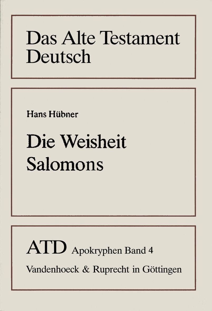 Die Weisheit Salomons