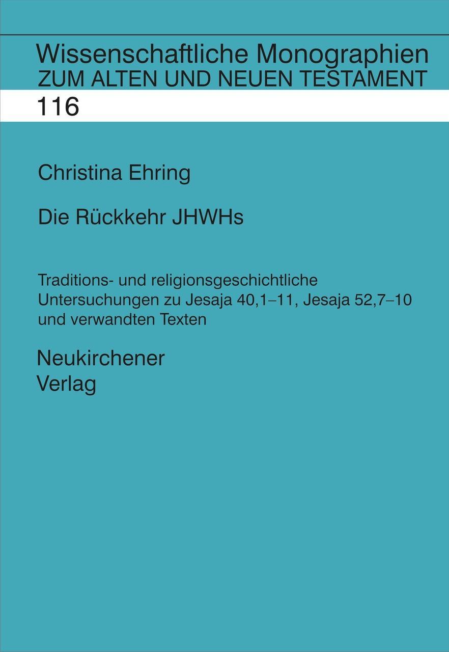 Die Rückkehr JHWHs
