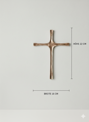 Wandkreuz aus Bronze