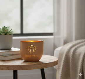 Metallwindlicht - Schutzengel