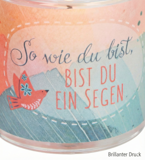 Glaswindlicht zur Firmung - So wie du bist, bist du ein Segen
