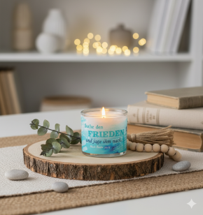 Glaswindlicht zur Firmung - Suche den Frieden