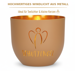 Metallwindlicht - Schutzengel
