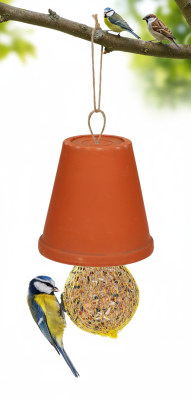 Bastelset zum Bemalen - Deine Vogelfutter-Glocke