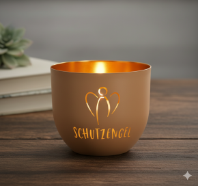Metallwindlicht - Schutzengel