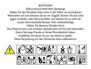 Windlicht aus Porzellan - Die Chance
