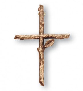 Baumstammkreuz Bronze