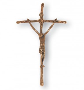Bronzekreuz - Papstkreuz Größe 36 cm